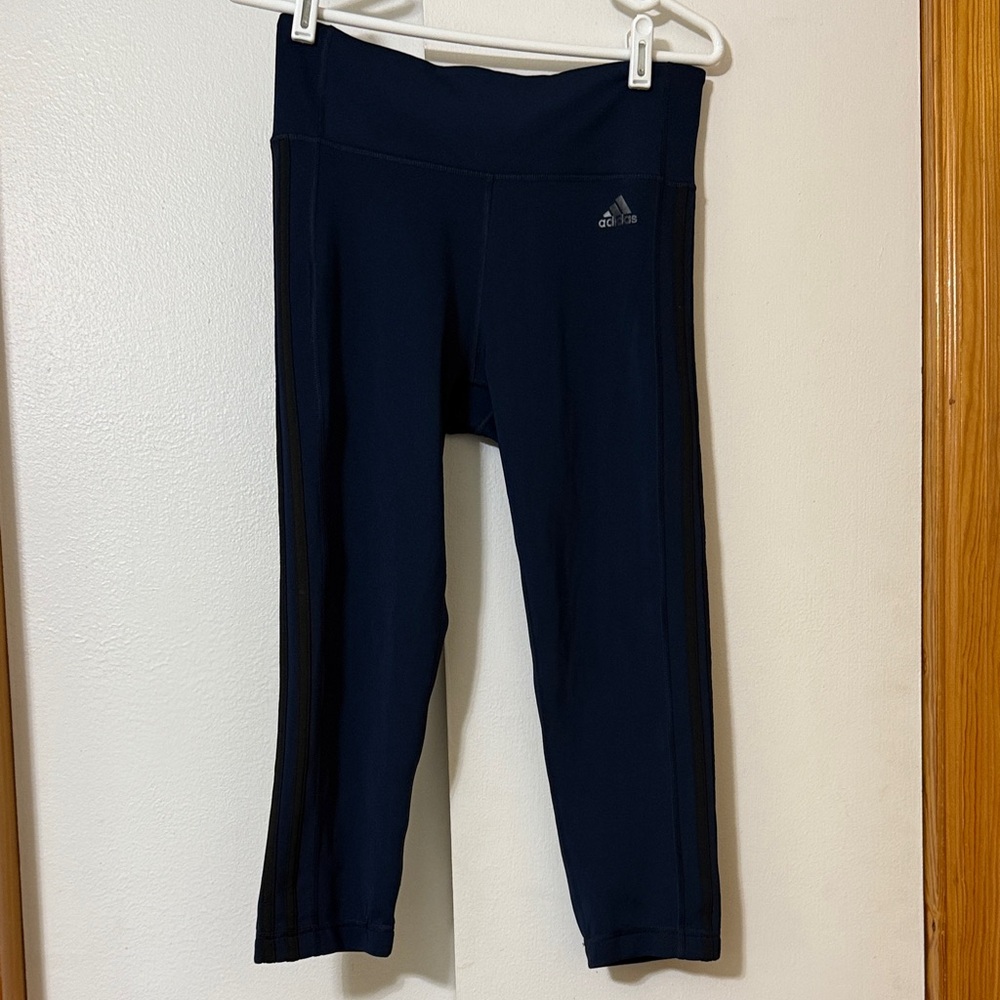 Adidas womens Dark Blue Leggings